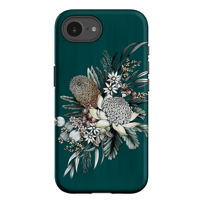 Teal Native Printed Phone Cases iPhone 16E / Armoured by Typoflora - The Dairy