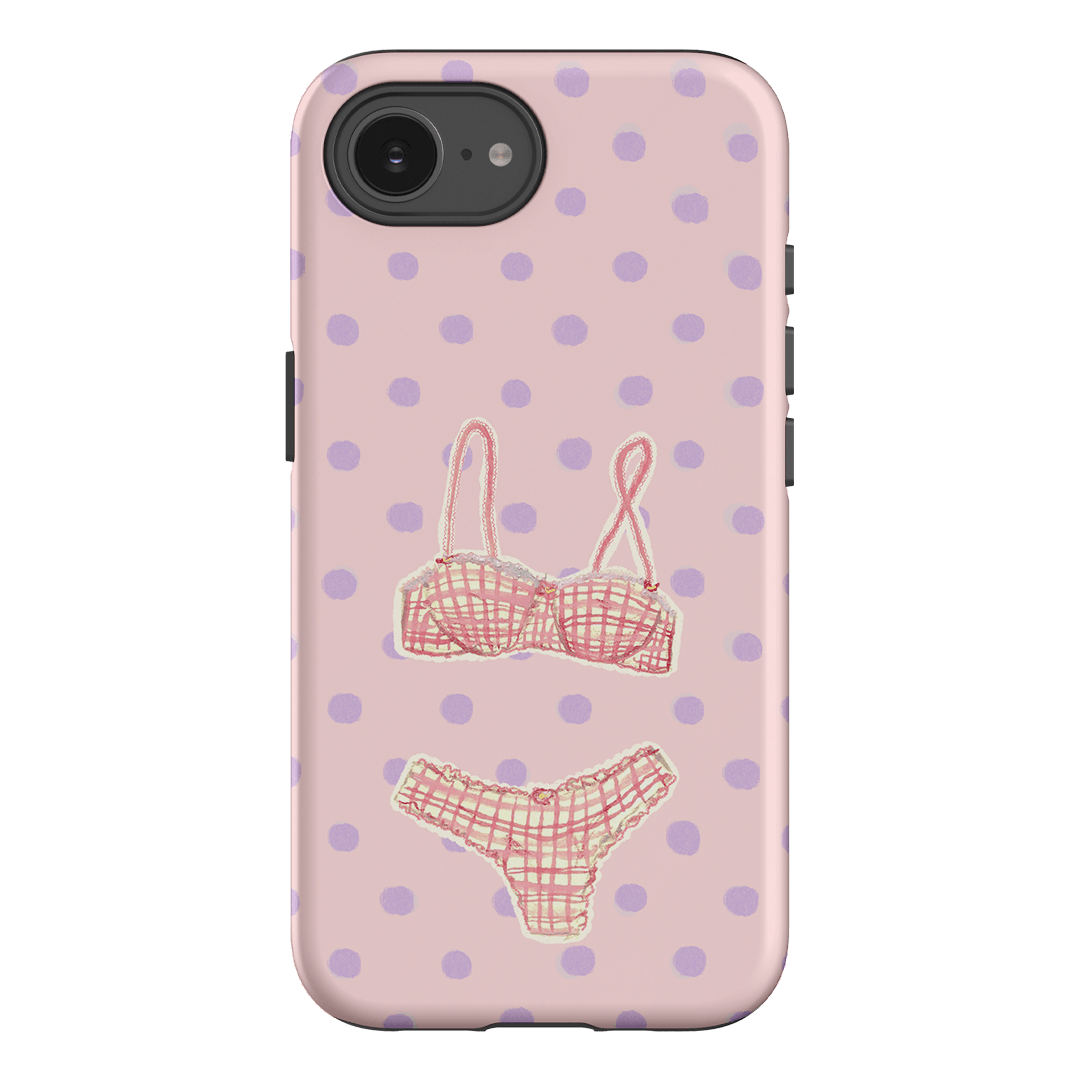 Vintage Gingham Printed Phone Cases iPhone 16E / Armoured by Kayla Carr - The Dairy