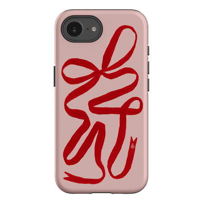 Valentine Ribbon Printed Phone Cases iPhone 16E / Armoured by Jasmine Dowling - The Dairy