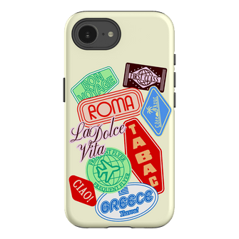 Well Travelled Printed Phone Cases iPhone 16E / Armoured by The Dairy - The Dairy