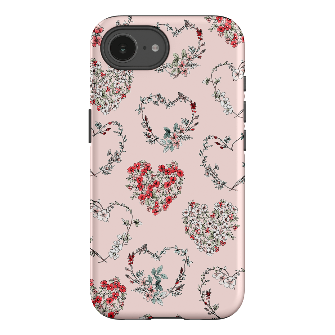 Wild Heart Wreath Printed Phone Cases iPhone 16E / Armoured by Typoflora - The Dairy