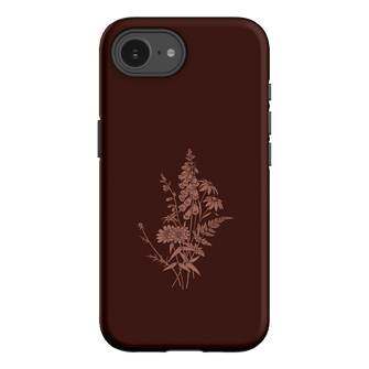 Wildflowers Mocha Printed Phone Cases iPhone 16E / Armoured by Typoflora - The Dairy