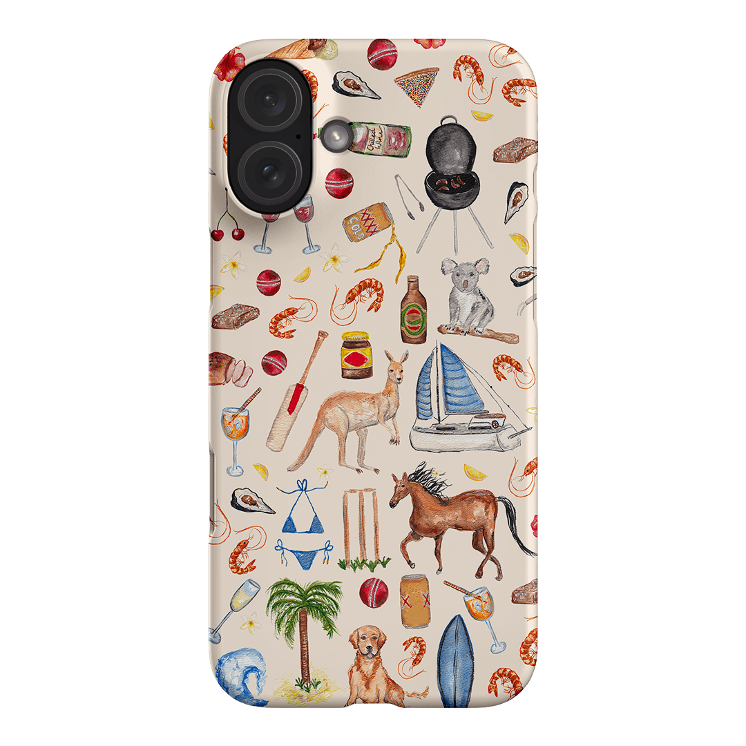 Aussie Icons Printed Phone Cases iPhone 16 Plus / Snap by BG. Studio - The Dairy
