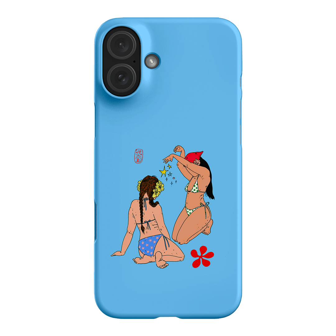 Babe Magic Blue Printed Phone Cases iPhone 16 Plus / Snap by Easty Beasty - The Dairy