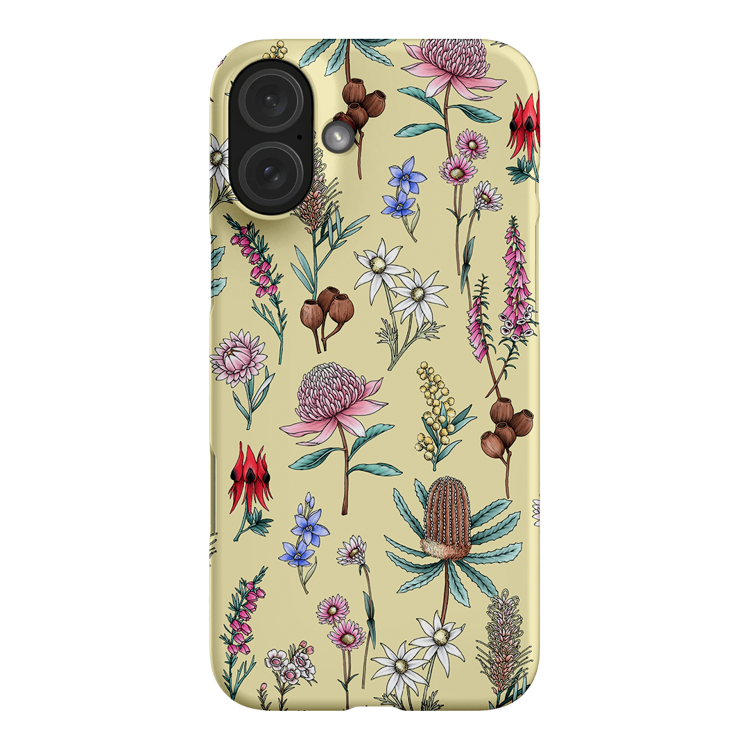 Banksia Butter Printed Phone Cases iPhone 16 Plus / Snap by Typoflora - The Dairy