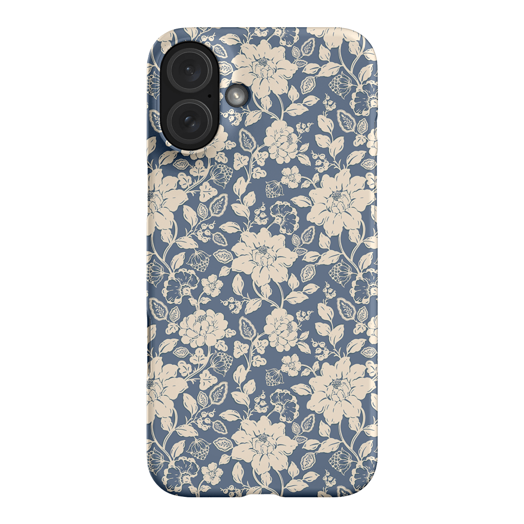 Blue Garden Printed Phone Cases iPhone 16 Plus / Snap by Kasiags Art - The Dairy