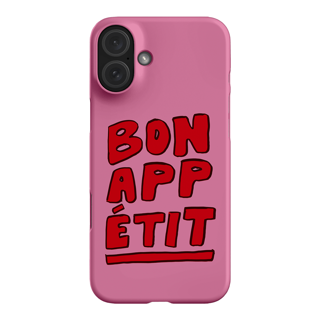 Bon Appetit Red Printed Phone Cases iPhone 16 Plus / Snap by The Dairy - The Dairy