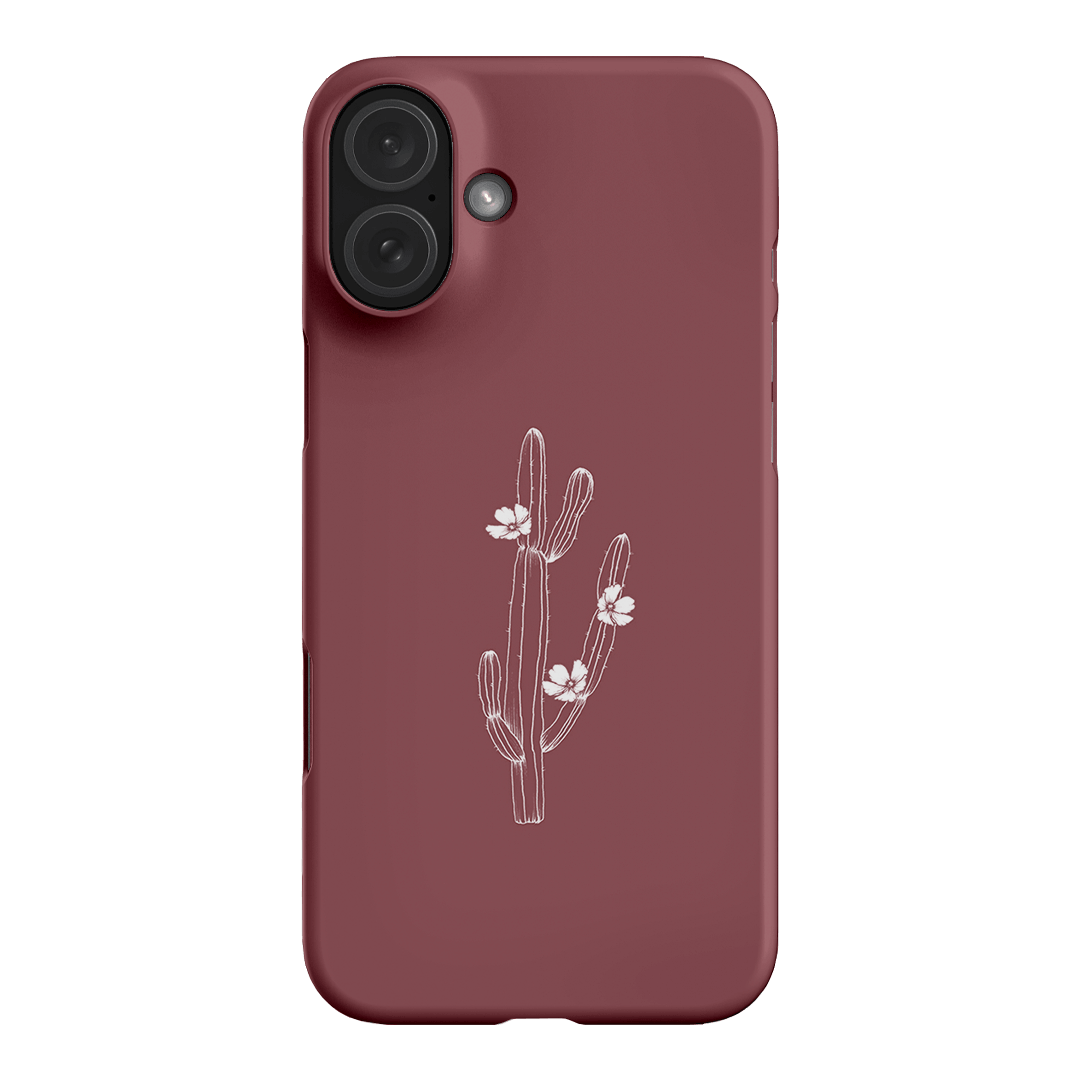 Cactus Flower Printed Phone Cases iPhone 16 Plus / Snap by Typoflora - The Dairy