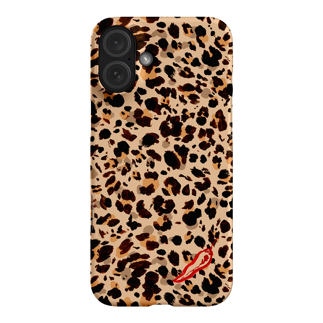 Chilli Leopard Printed Phone Cases iPhone 16 Plus / Snap by Charlie Taylor - The Dairy