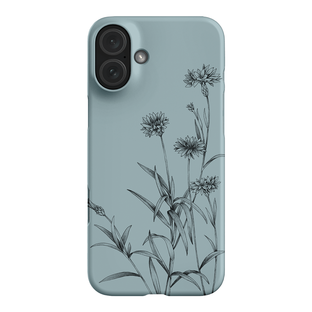 Cornflowers Study Printed Phone Cases iPhone 16 Plus / Snap by Typoflora - The Dairy