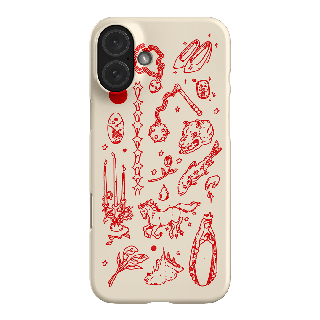 Dreamcore Cream Printed Phone Cases iPhone 16 Plus / Snap by Easty Beasty - The Dairy