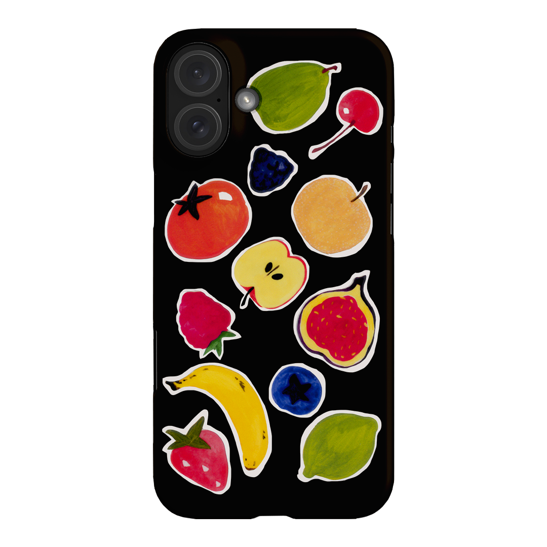 Fruit Stickers Printed Phone Cases iPhone 16 Plus / Snap by Studio Bon - The Dairy