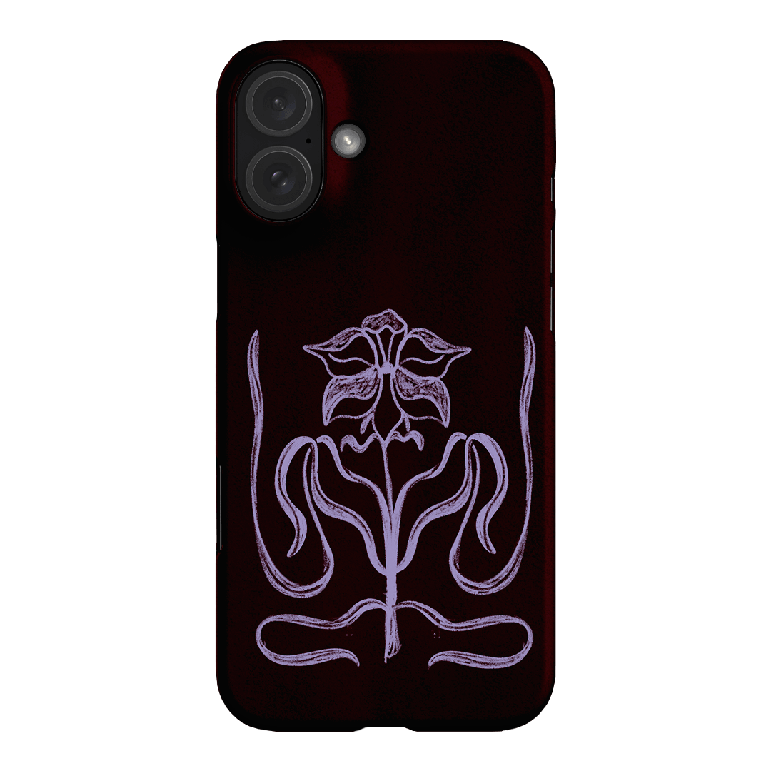 Growth Burgundy Printed Phone Cases by The Dairy - The Dairy