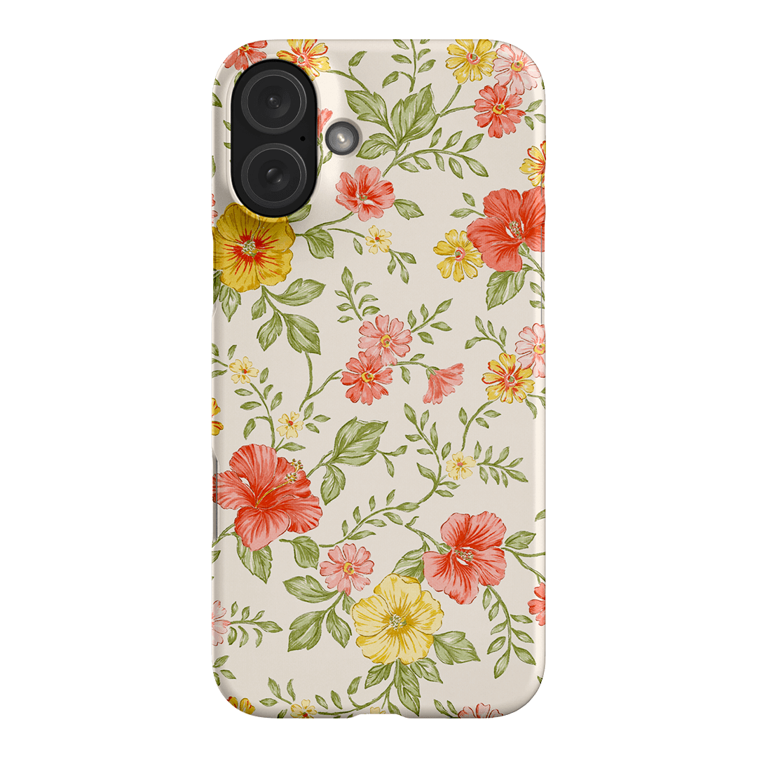 Hibiscus Printed Phone Cases iPhone 16 Plus / Snap by Oak Meadow - The Dairy