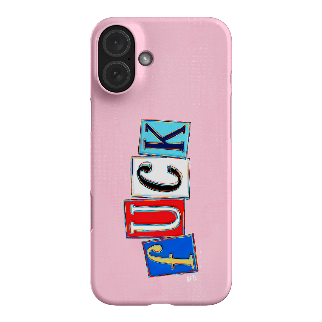 Lil Fcks Pink Printed Phone Cases iPhone 16 Plus / Snap by Margarbs Art - The Dairy