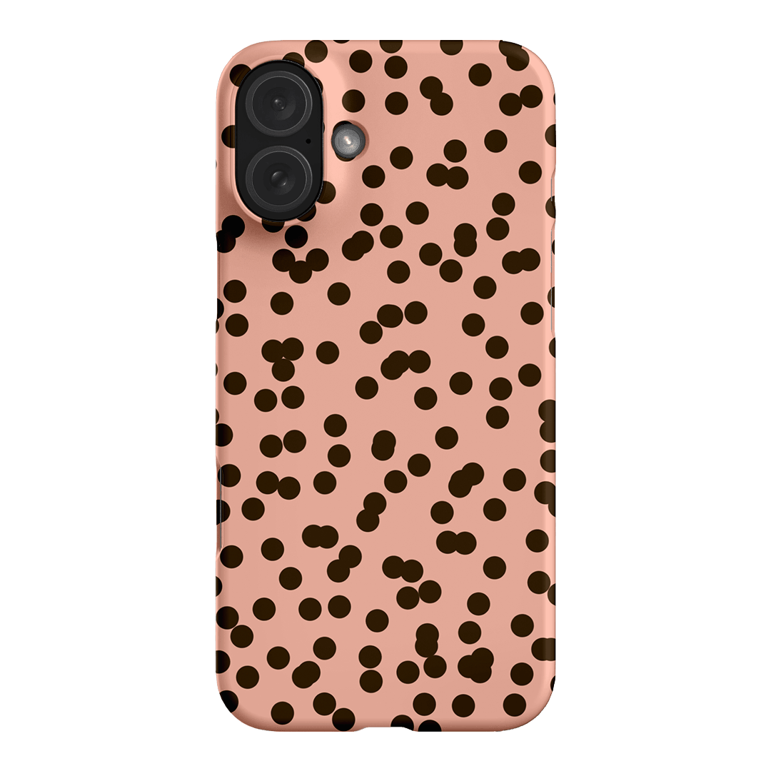Mini Confetti Pink Chocolate Printed Phone Cases iPhone 16 Plus / Snap by Veronica Tucker - The Dairy