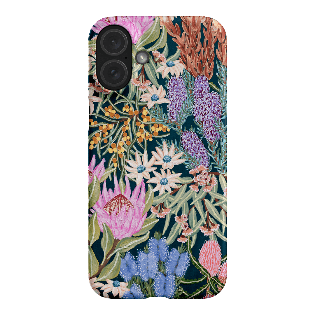 Moonlit Floral Printed Phone Cases iPhone 16 Plus / Snap by Amy Gibbs - The Dairy