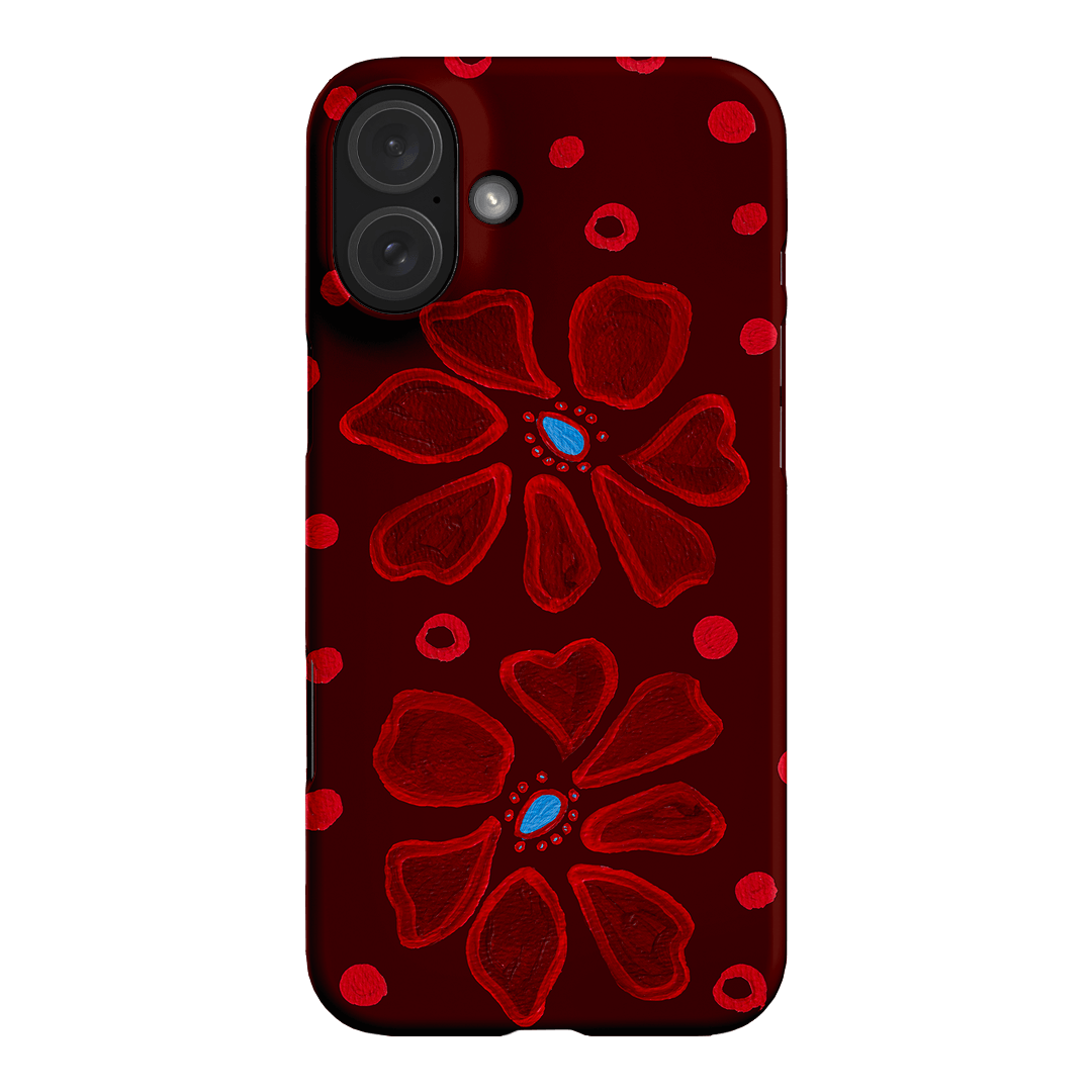 Painted Petal Rouge Printed Phone Cases iPhone 16 Plus / Snap by BG. Studio - The Dairy