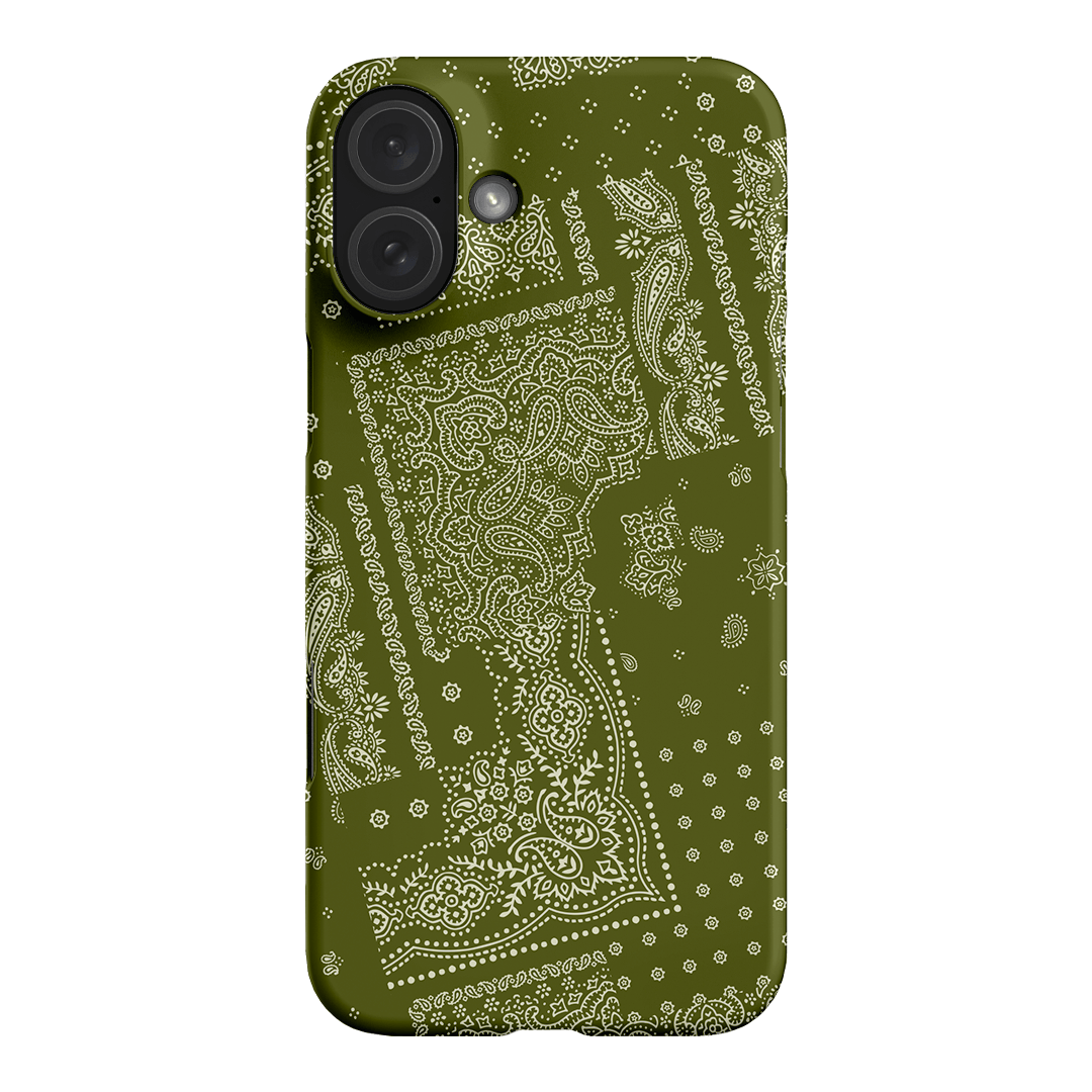 Paisley Fern Printed Phone Cases iPhone 16 Plus / Snap by The Dairy - The Dairy