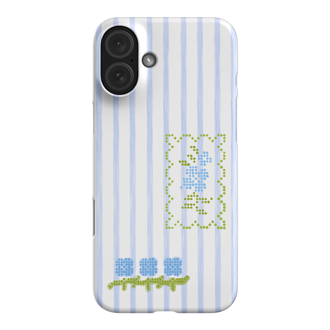 Patchwork Blue Printed Phone Cases iPhone 16 Plus / Snap by Kayla Carr - The Dairy
