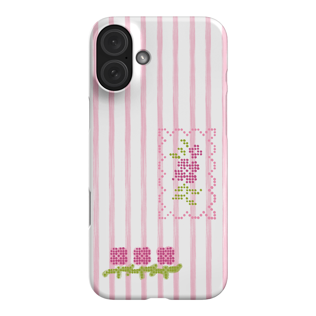 Patchwork Pink Printed Phone Cases iPhone 16 Plus / Snap by Kayla Carr - The Dairy