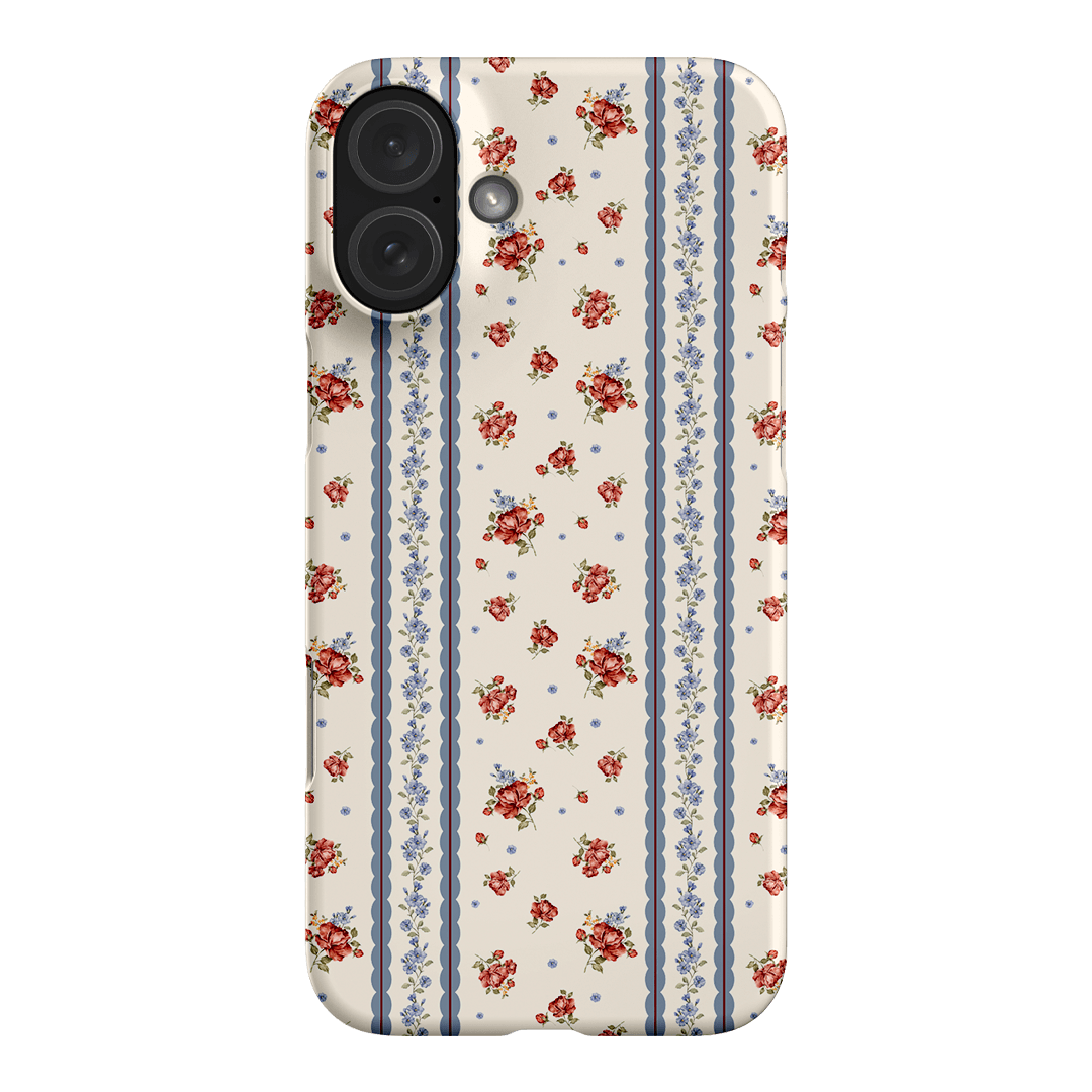 Rose Stripe Printed Phone Cases iPhone 16 Plus / Snap by Kasiags Art - The Dairy