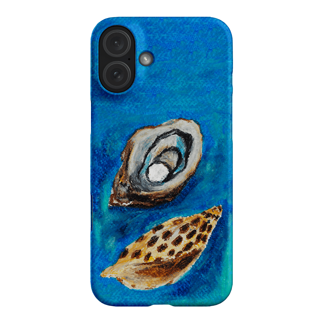 Sea Shells Printed Phone Cases iPhone 16 Plus / Snap by Lisa Hu - The Dairy