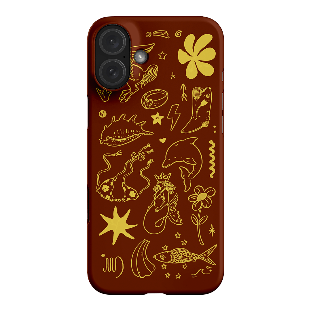 Spiced Cowboy Chocolate Printed Phone Cases iPhone 16 Plus / Snap by Easty Beasty - The Dairy