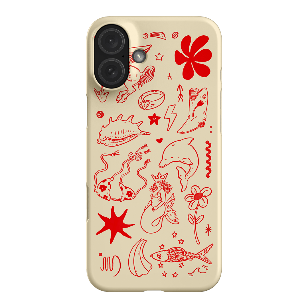 Spiced Cowboy Cream Printed Phone Cases iPhone 16 Plus / Snap by Easty Beasty - The Dairy