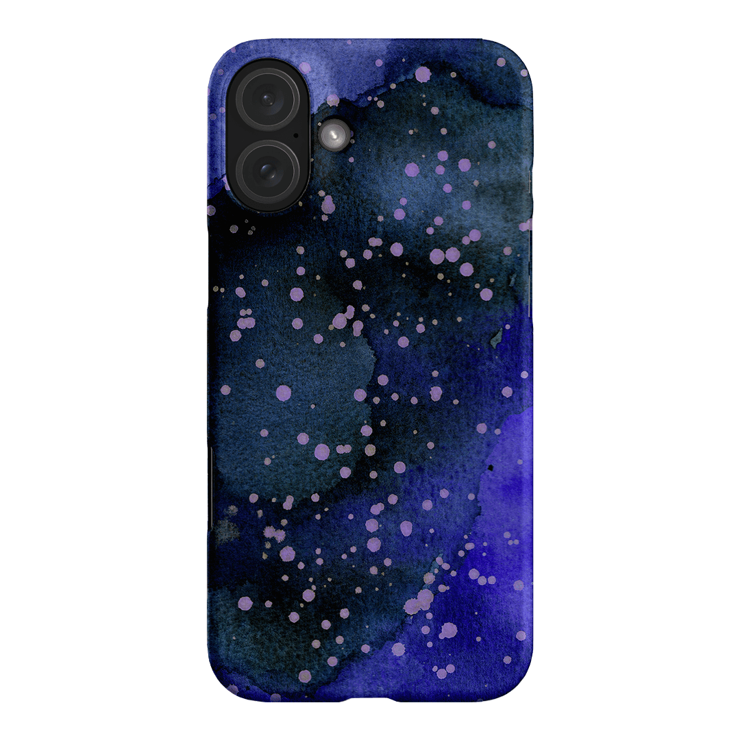 Spotty Navy Printed Phone Cases iPhone 16 Plus / Snap by The Dairy - The Dairy