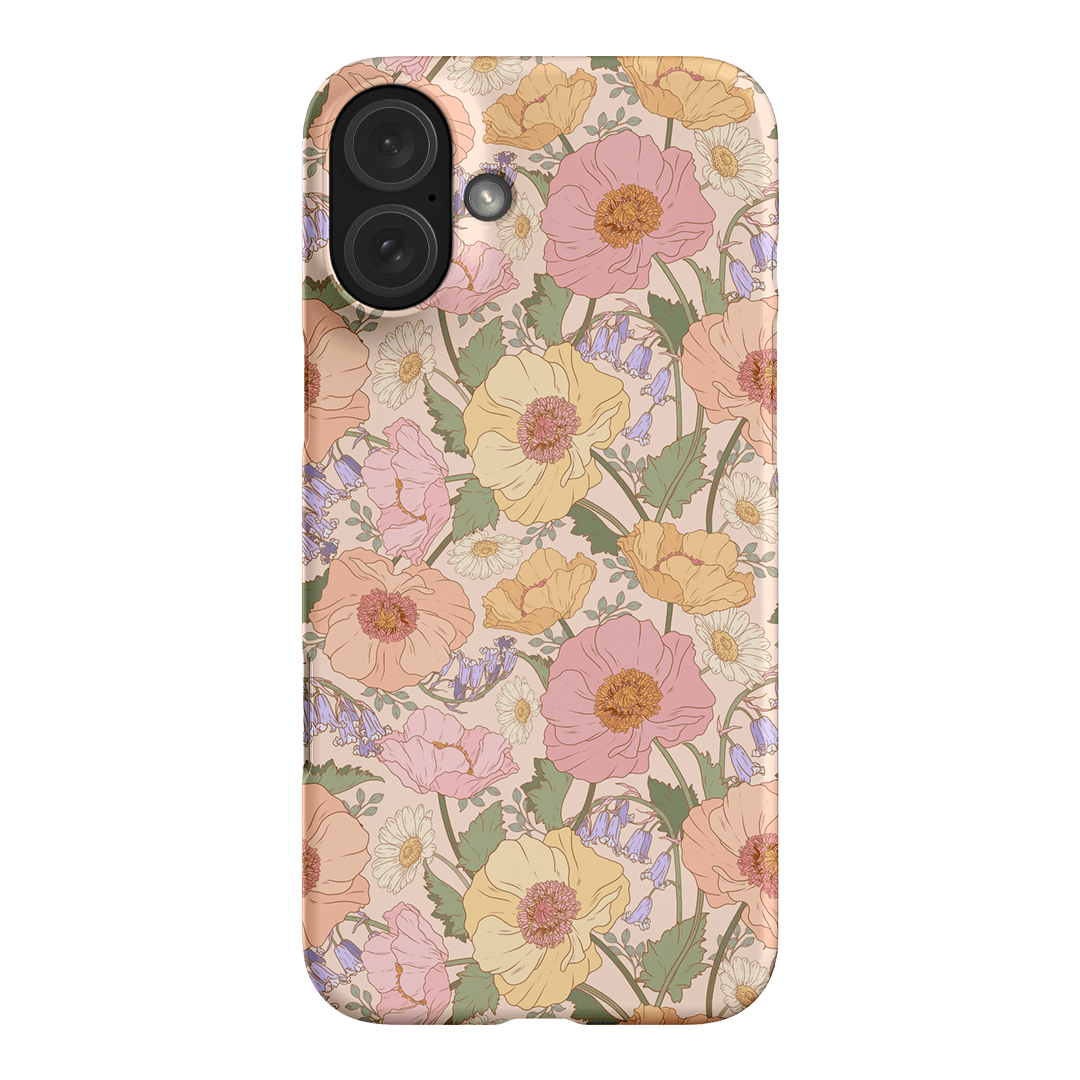 Spring Poppy Printed Phone Cases iPhone 16 Plus / Snap by Kasiags Art - The Dairy