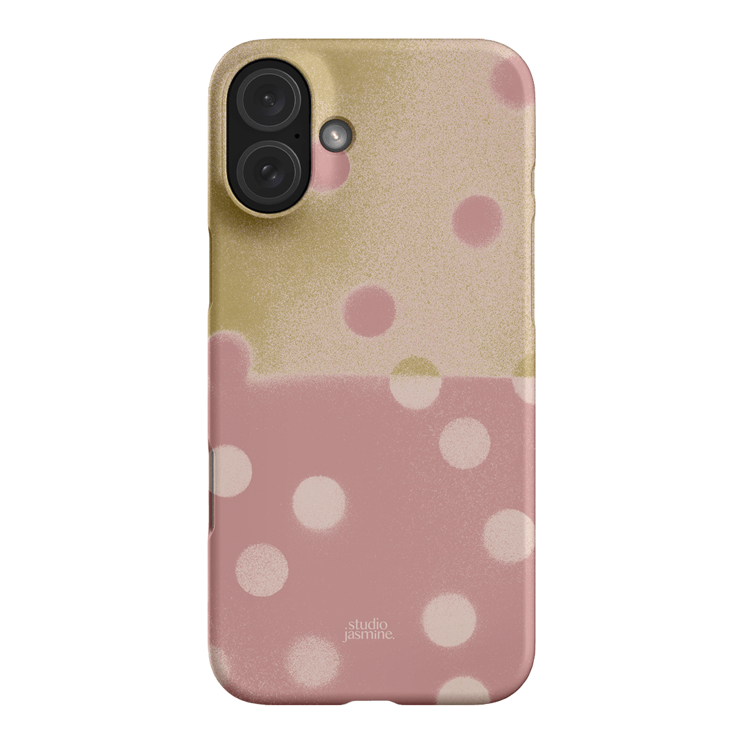 Strawberry Polka Dot Printed Phone Cases iPhone 16 Plus / Snap by Jasmine Dowling - The Dairy