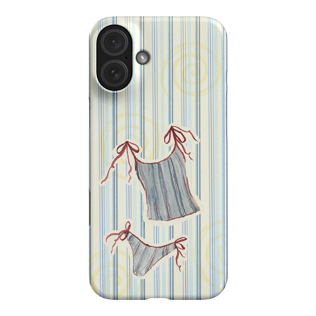 Stripe Tankini Printed Phone Cases iPhone 16 Plus / Snap by Kayla Carr - The Dairy