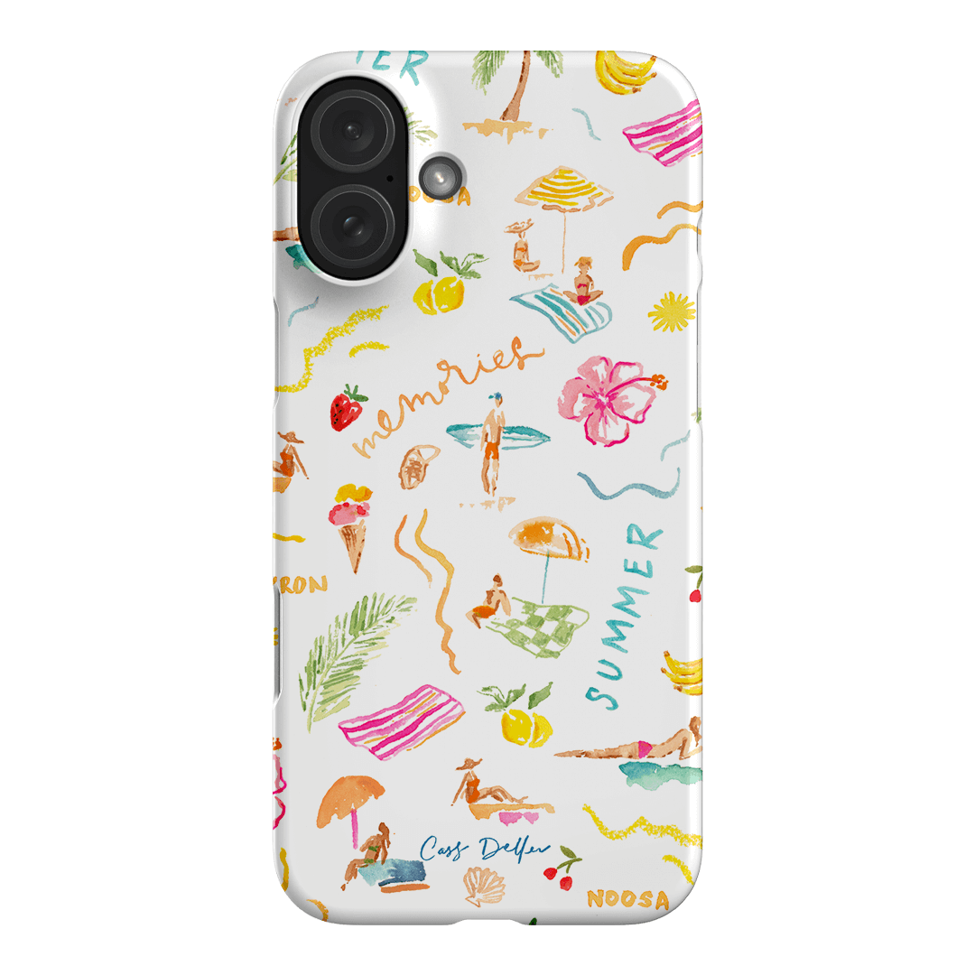 Summer Memories Printed Phone Cases iPhone 16 Plus / Snap by Cass Deller - The Dairy