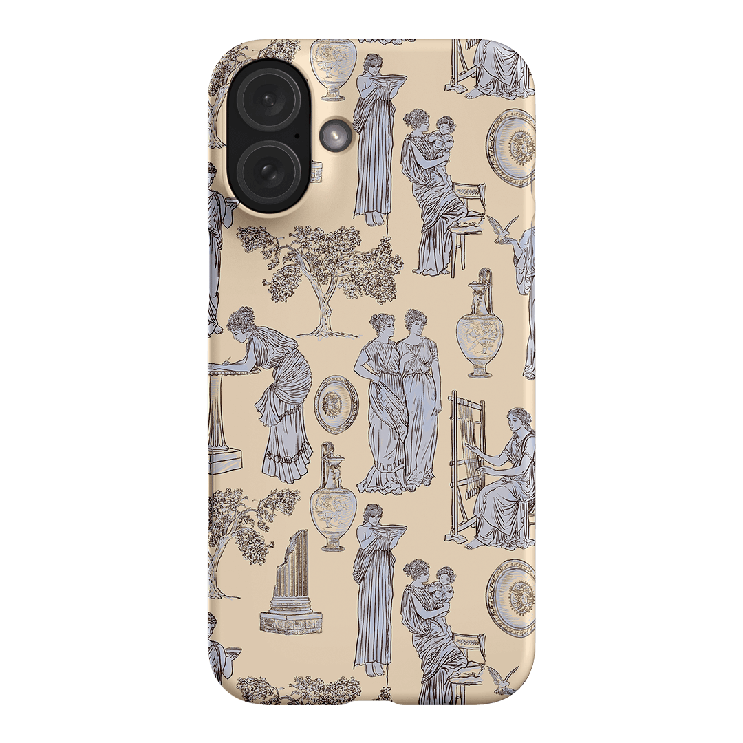 Symposium Alabaster Printed Phone Cases iPhone 16 Plus / Snap by Veronica Tucker - The Dairy
