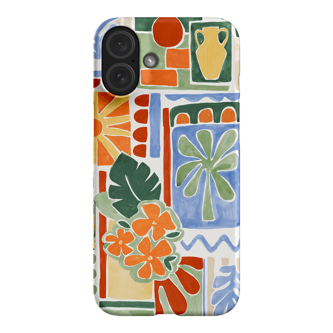 Tropicana Tile Printed Phone Cases iPhone 16 Plus / Snap by Charlie Taylor - The Dairy