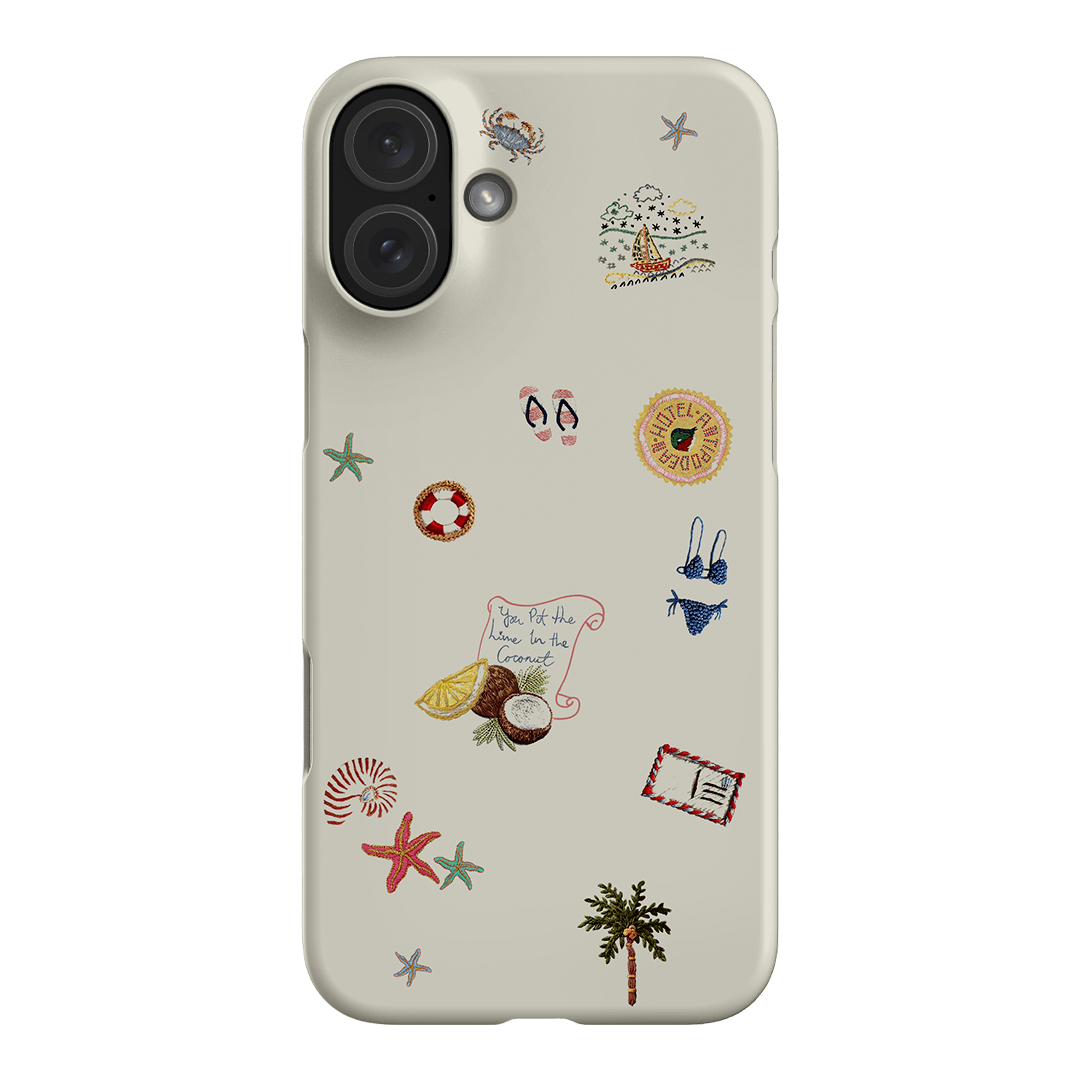 Vacay All Day Cream Printed Phone Cases by Antipodean - The Dairy