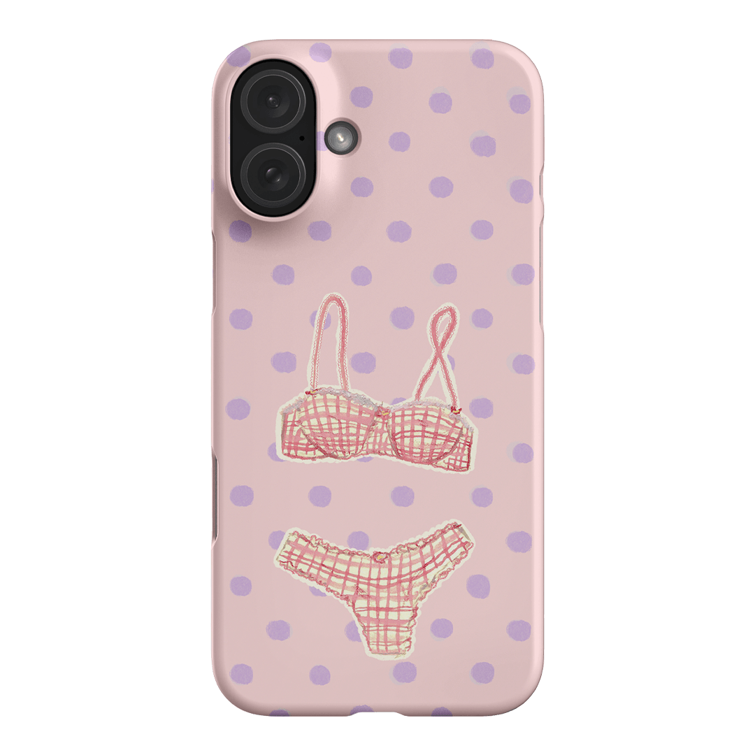 Vintage Gingham Printed Phone Cases iPhone 16 Plus / Snap by Kayla Carr - The Dairy
