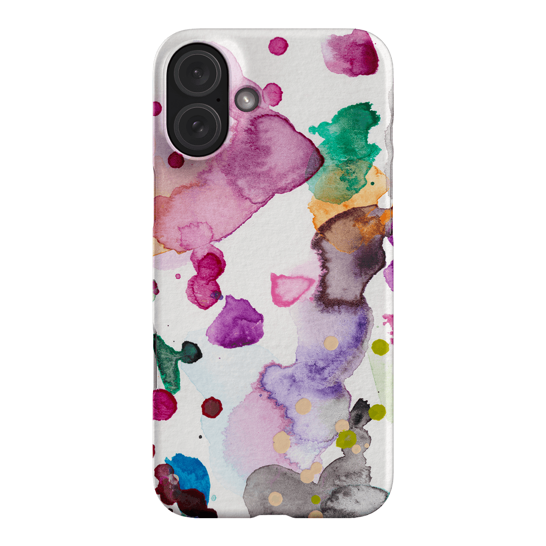 Watercolour Palette Printed Phone Cases iPhone 16 Plus / Snap by The Dairy - The Dairy