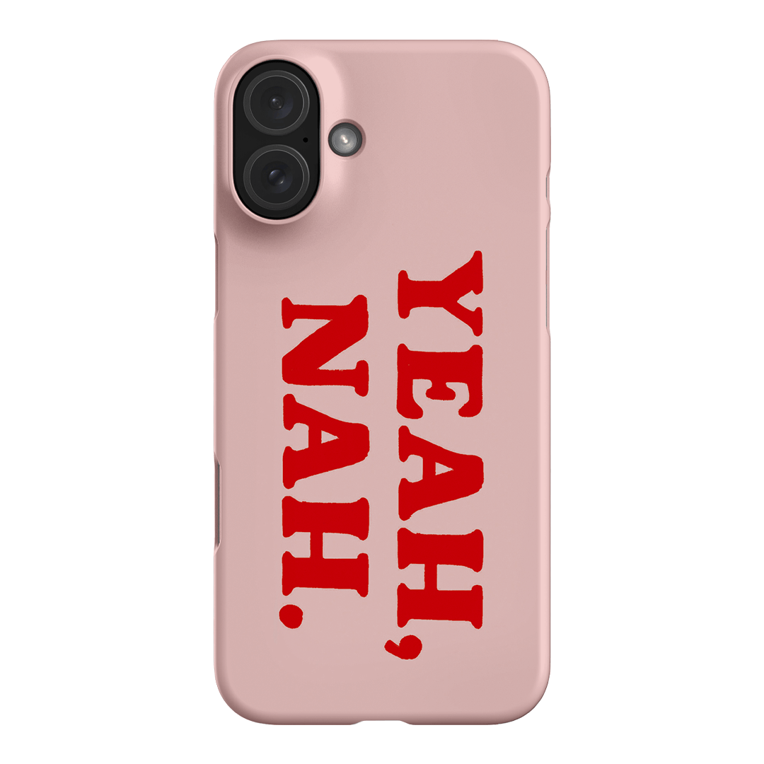 Yeah Nah Printed Phone Cases iPhone 16 Plus / Snap by Jasmine Dowling - The Dairy