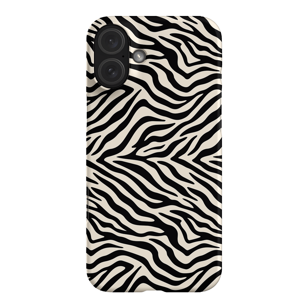 Zebra Ink Printed Phone Cases iPhone 16 Plus / Snap by The Dairy - The Dairy