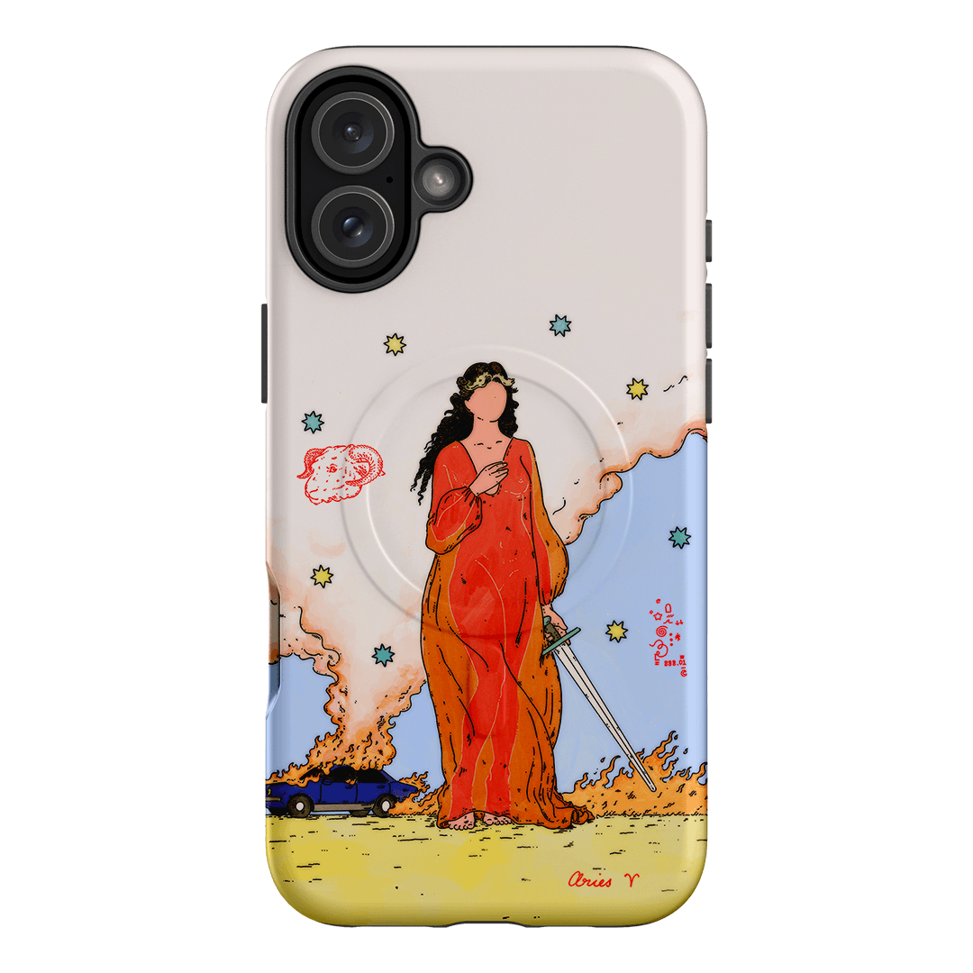 Aries Season Printed Phone Cases iPhone 16 Plus / Armoured MagSafe by Easty Beasty - The Dairy