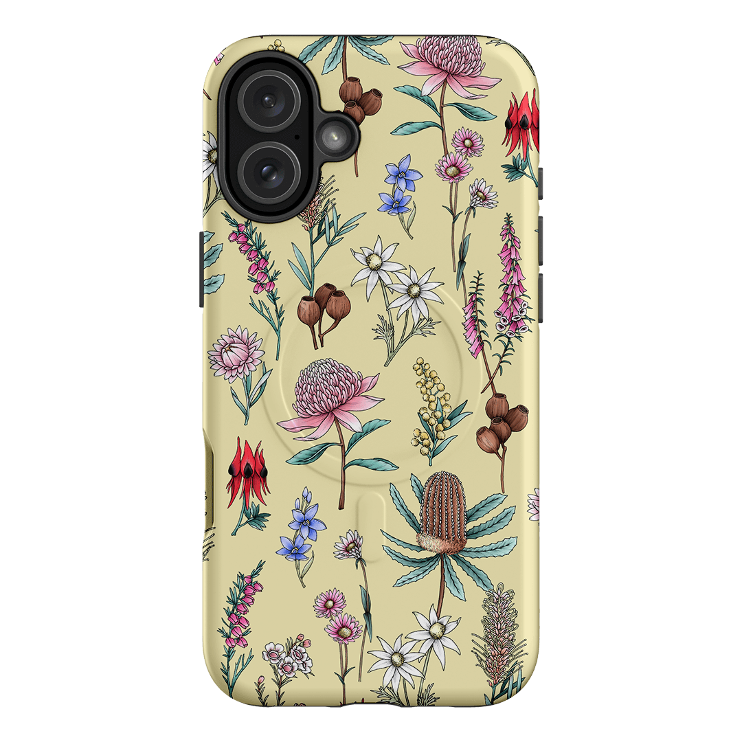 Banksia Butter Printed Phone Cases iPhone 16 Plus / Armoured MagSafe by Typoflora - The Dairy
