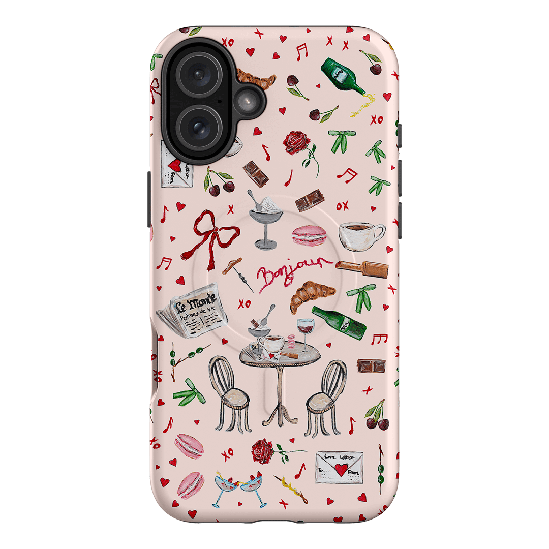 Bonjour Printed Phone Cases iPhone 16 Plus / Armoured MagSafe by BG. Studio - The Dairy