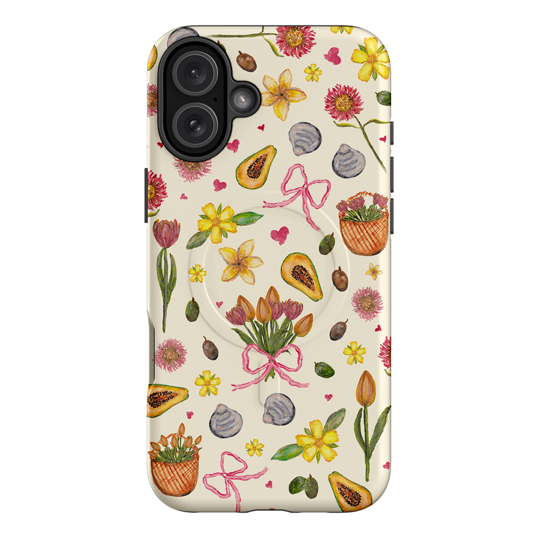 Bouquets & Bows Printed Phone Cases iPhone 16 Plus / Armoured MagSafe by BG. Studio - The Dairy