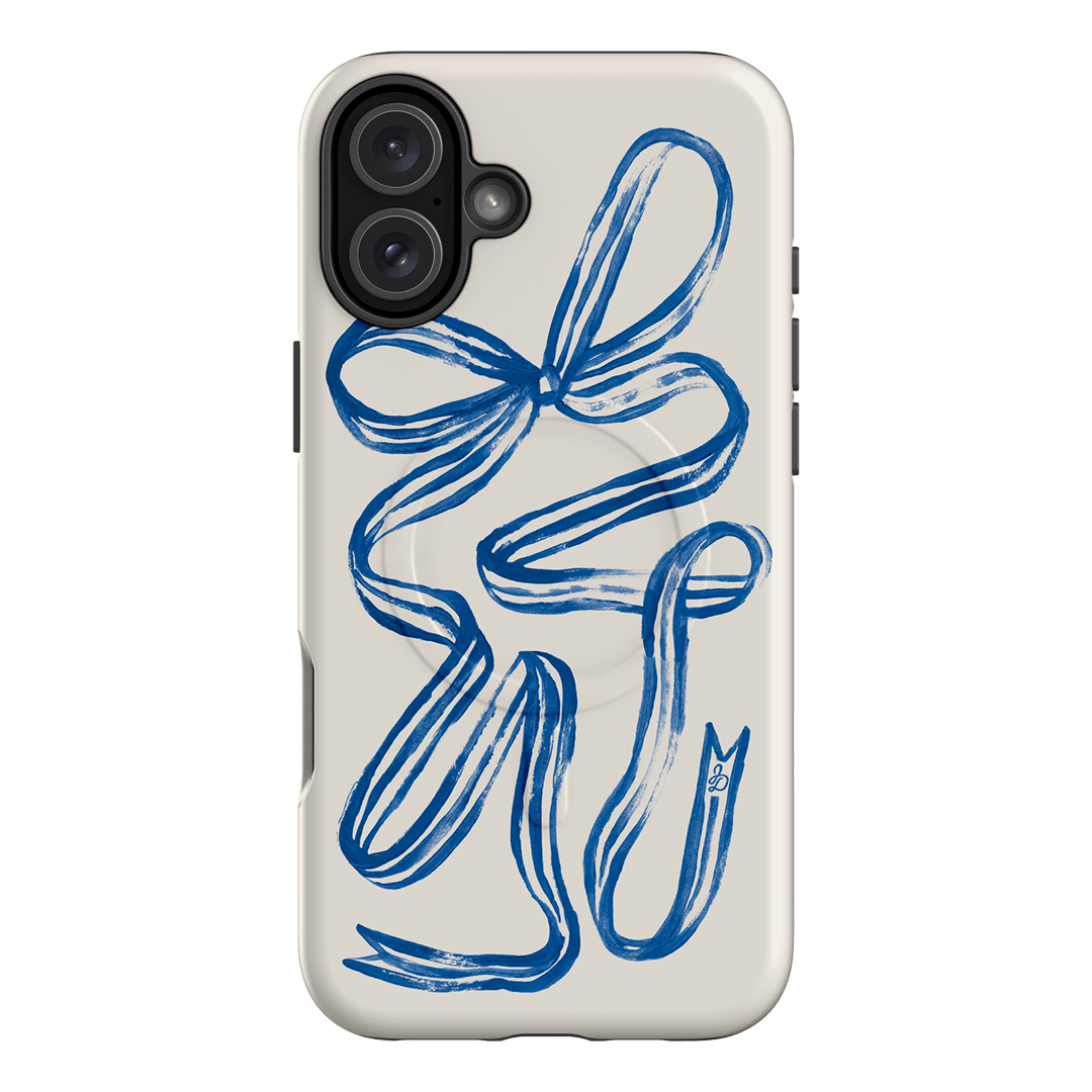 Bowerbird Ribbon Printed Phone Cases iPhone 16 Plus / Armoured MagSafe by Jasmine Dowling - The Dairy