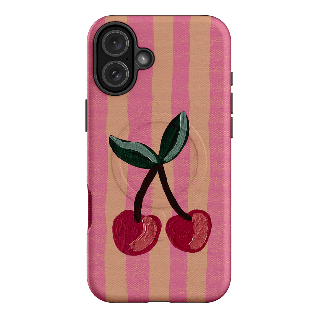 Cherry On Top Printed Phone Cases iPhone 16 Plus / Armoured MagSafe by Amy Gibbs - The Dairy