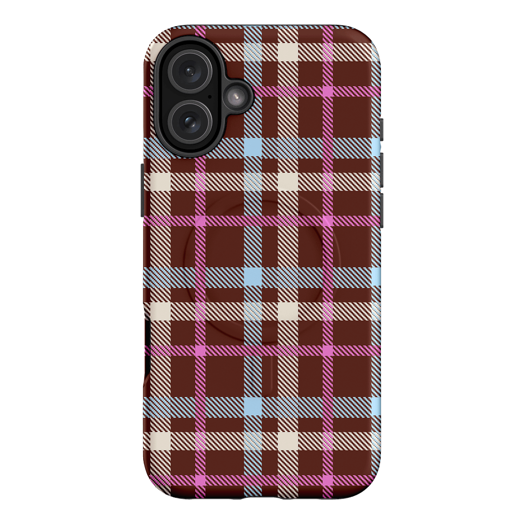 Confetti Plaid Printed Phone Cases iPhone 16 Plus / Armoured MagSafe by The Dairy - The Dairy