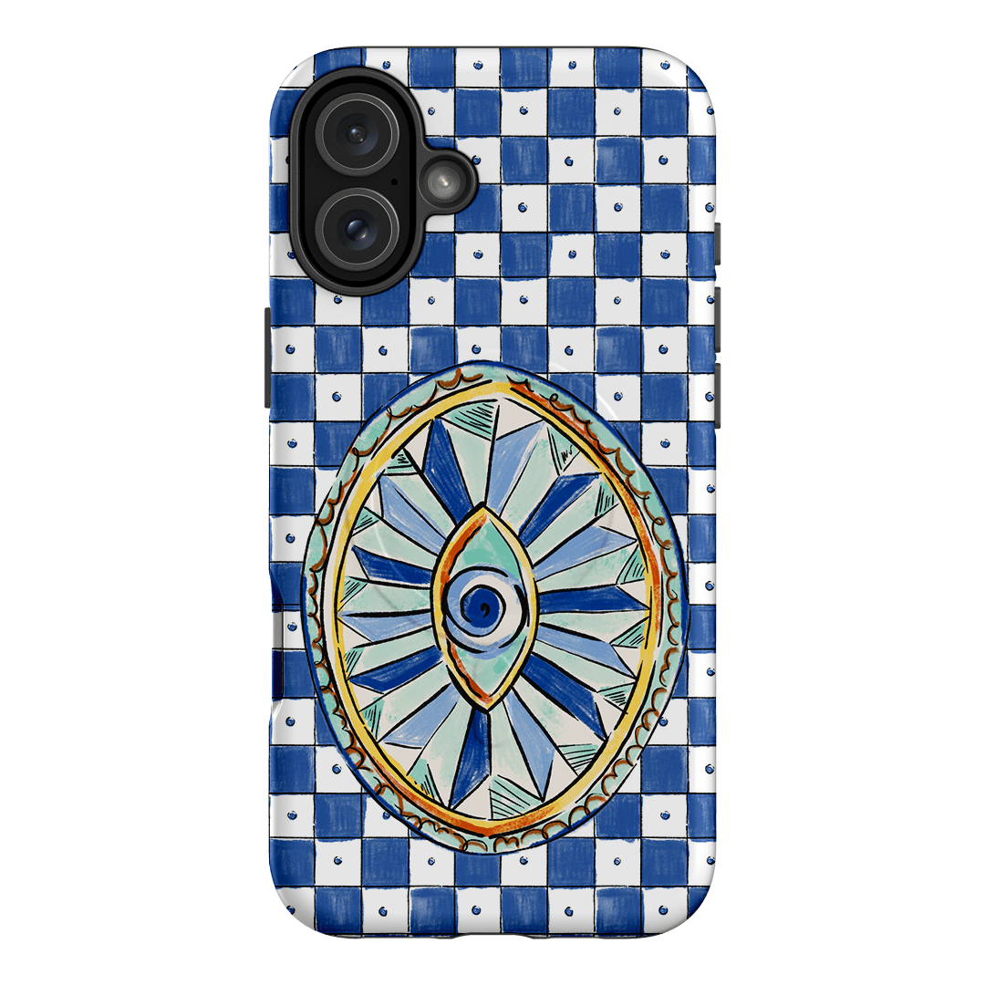 Evil Eye Printed Phone Cases iPhone 16 Plus / Armoured MagSafe by Fenton & Fenton - The Dairy