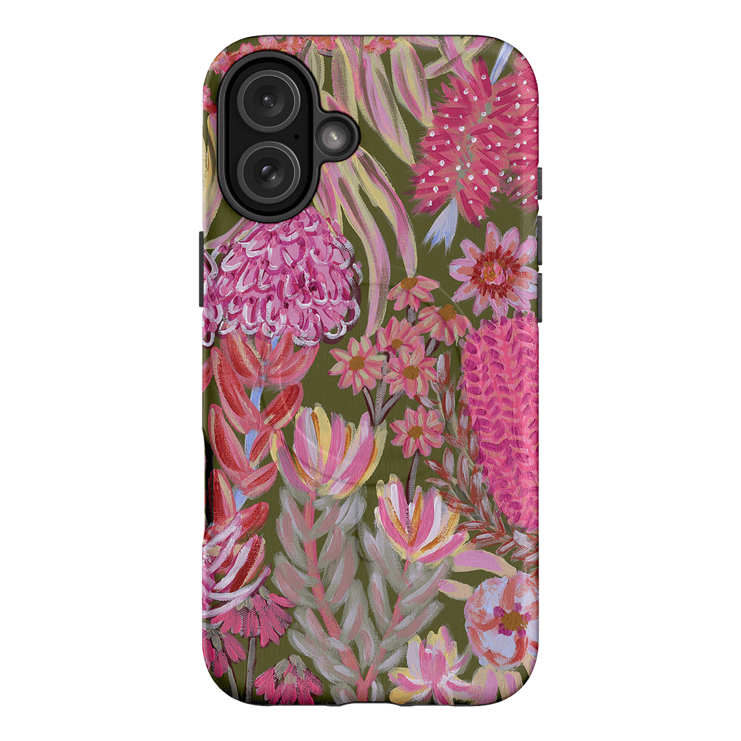 Floral Island Printed Phone Cases iPhone 16 Plus / Armoured MagSafe by Amy Gibbs - The Dairy